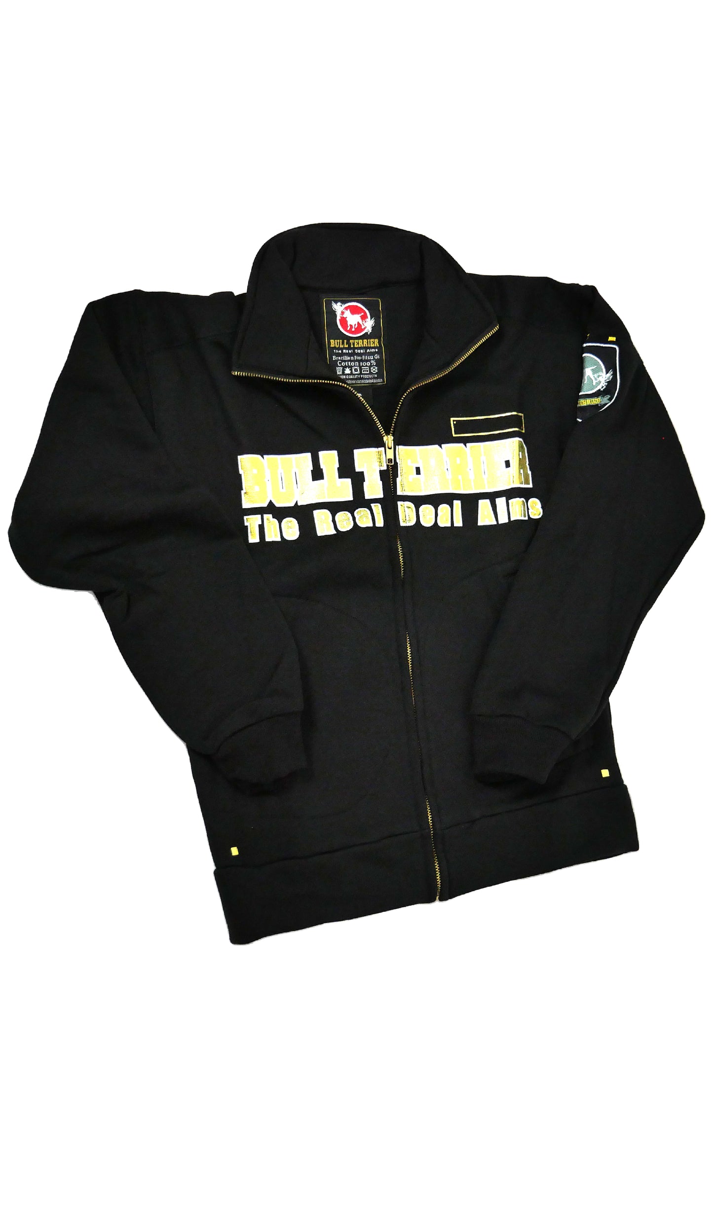 ZIPPED JACKET PANEL GOLD BULLTERRIER