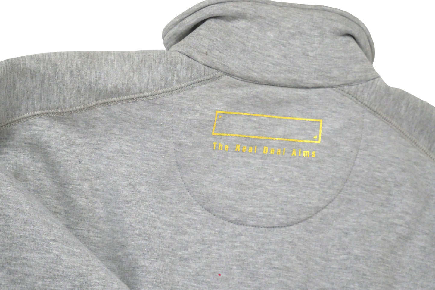 HOODED ZIPPED JACKET PANEL GOLD BULLTERRIER