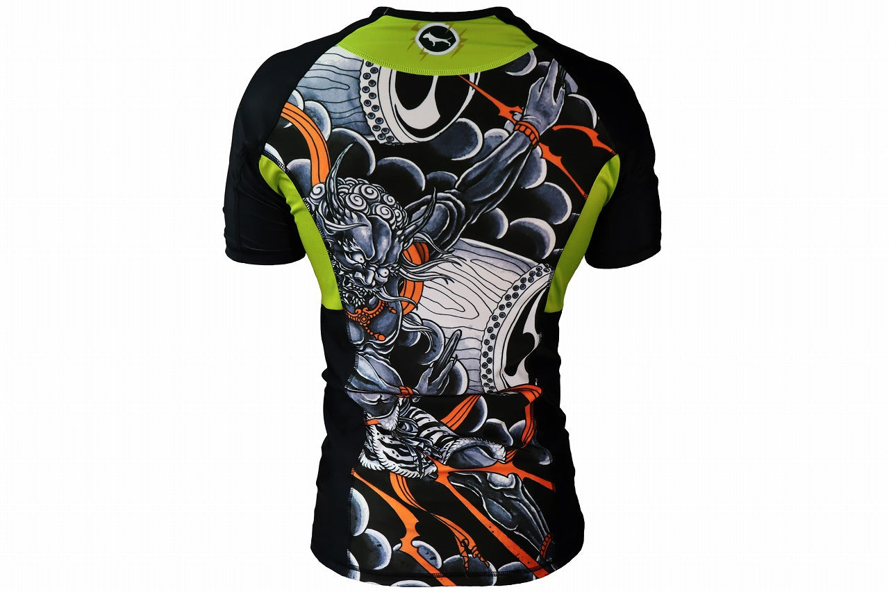 Rashguard short sleeve raijin black BullTerrier