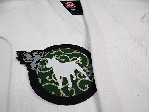BULL TERRIER Embroidery Patch Die Cut FujinRaijin