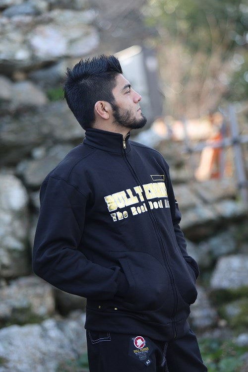 BULLTERRIER Hooded – ZIPPED JACKET PANEL GOLD