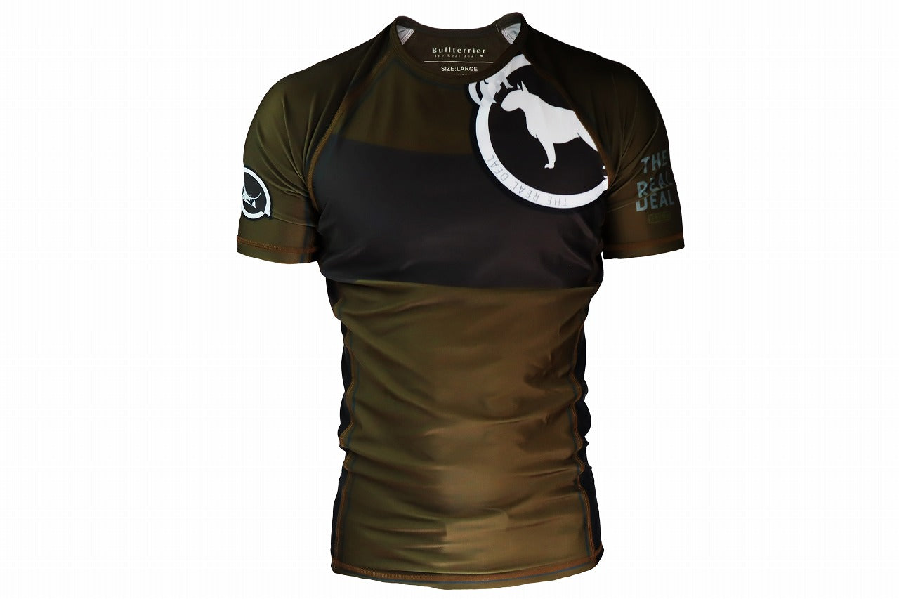 BULL TERRIER RASHGUARD RANK  SHORT SLEEVE 2.0 NEW