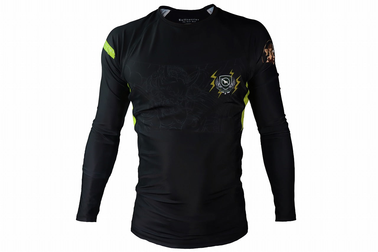 BULL TERRIER Rashguard RAIJIN  Long Sleeve