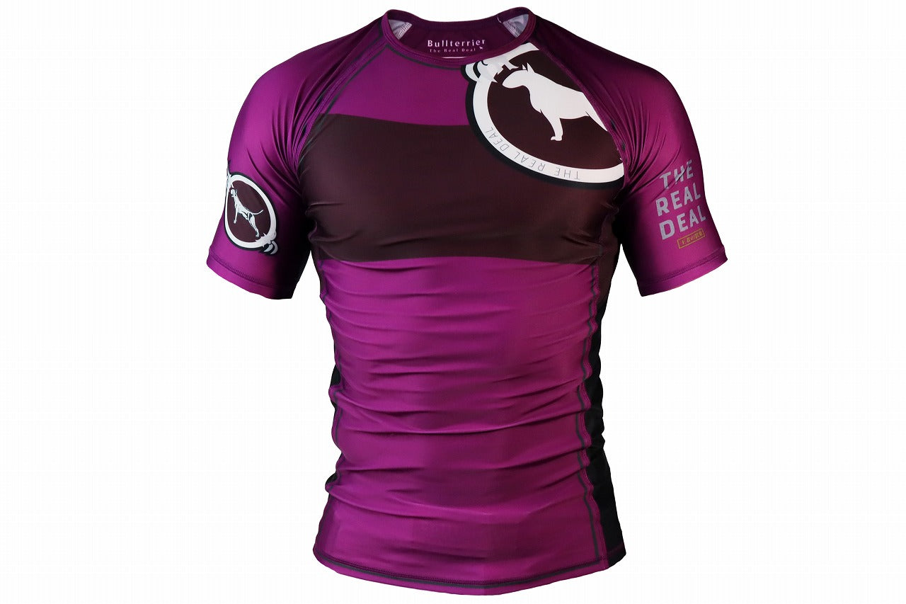 BULL TERRIER RASHGUARD RANK  SHORT SLEEVE 2.0 NEW