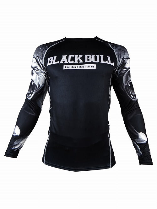 BLACK BULL Rash Guard – ARM LONG SLEEVE